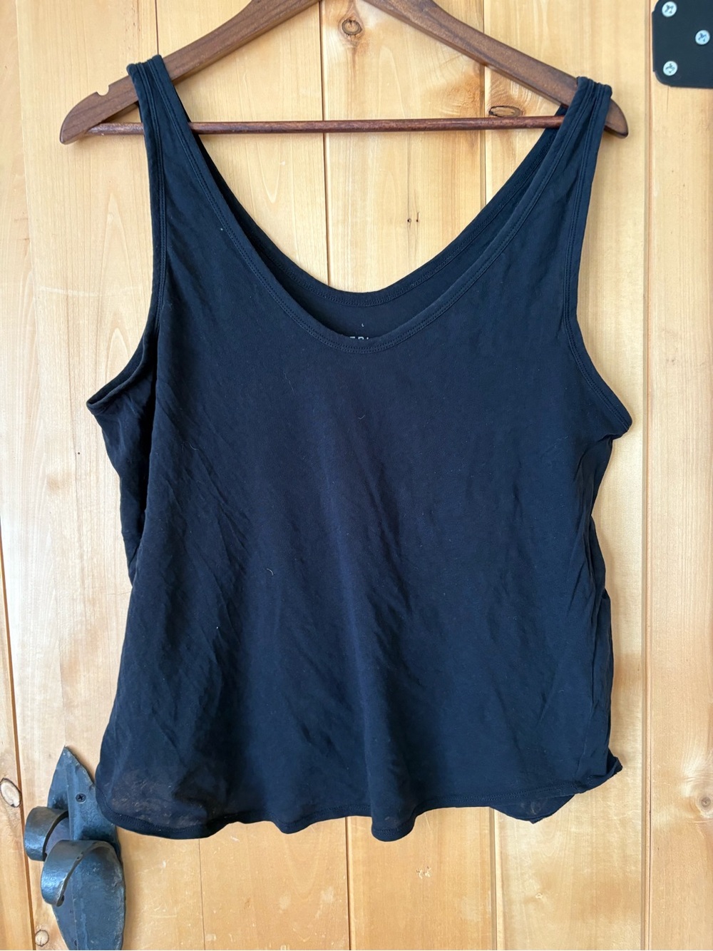 Everlane Black Scoop Neck Tank Top
